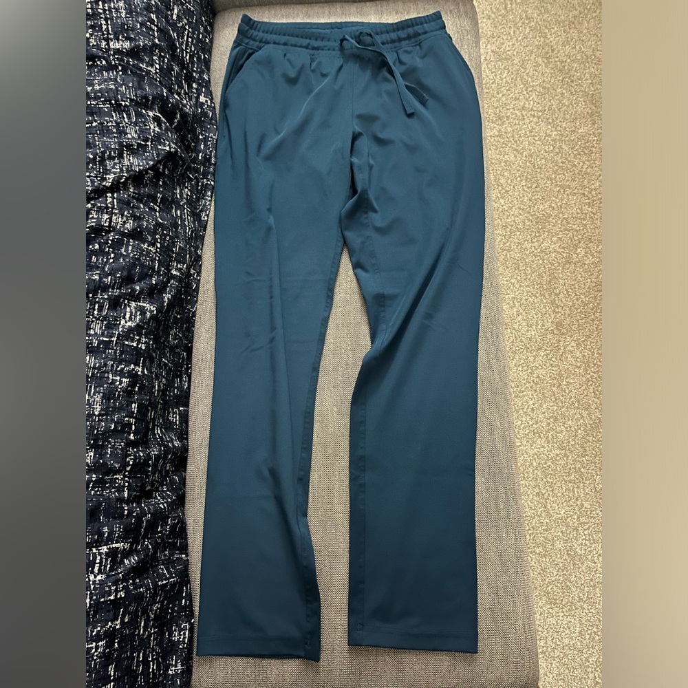 Fit Scrubs Women’s Scrub Pants Caribbean Blue Medium Petite